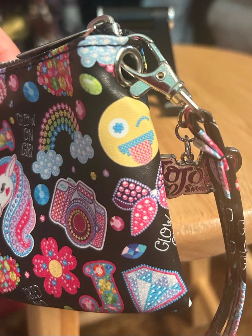 Jojo Siwa Glow On Girl Sparkle Accessory Pouch 2019 PERFECT!
